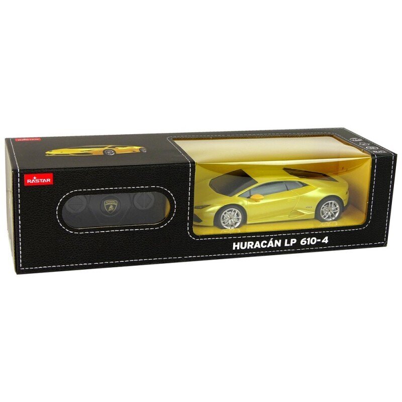 Radijo bangomis valdomas Rastar Lamborghini Huracan, 1:24 kaina ir informacija | Žaislai berniukams | pigu.lt