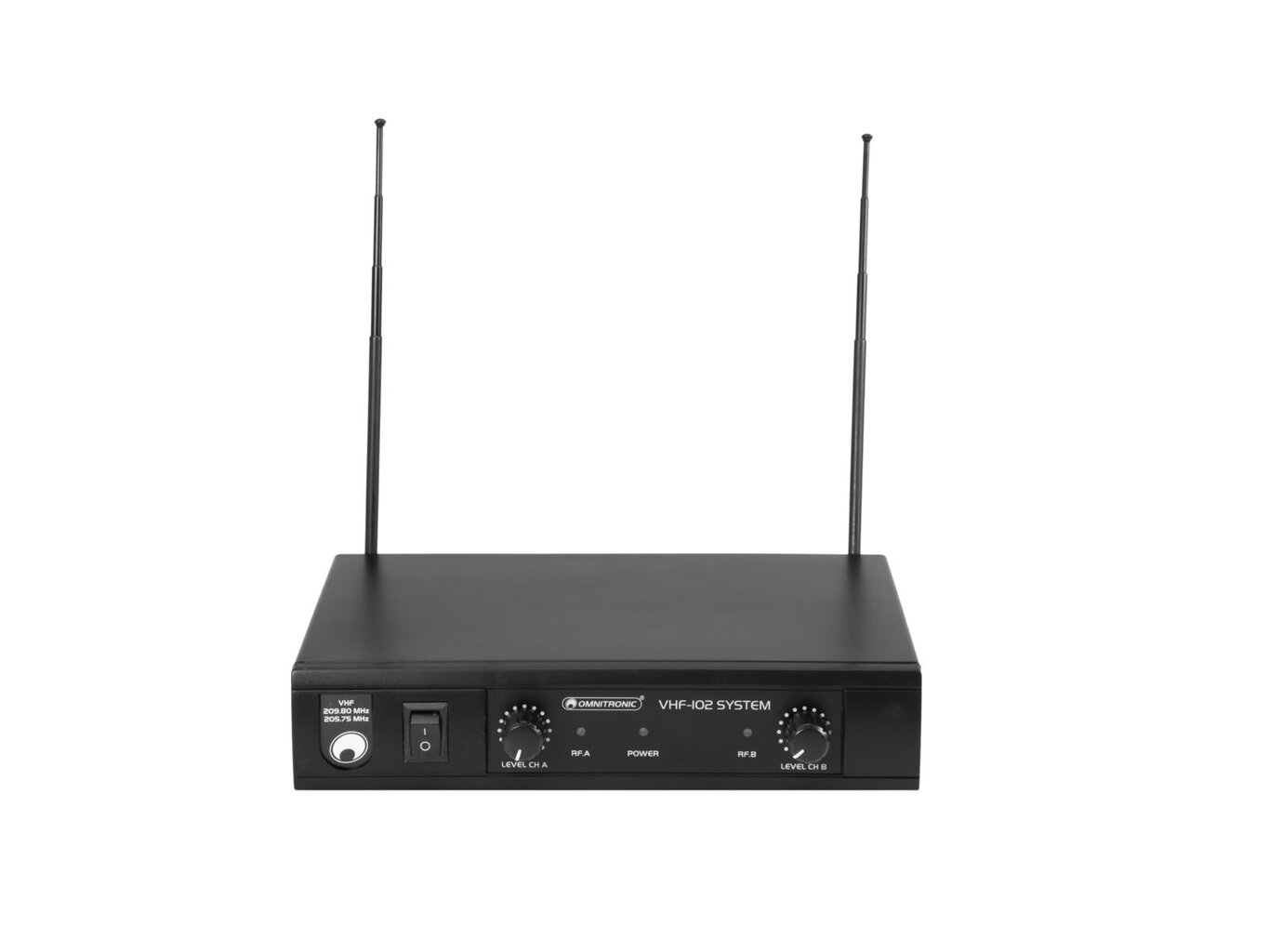 Omnitronic VHF-102 Black kaina ir informacija | Mikrofonai | pigu.lt
