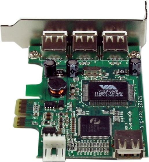 StarTech PCIe for 4 ports USB (PEXUSB4DP) kaina ir informacija | Korpusų priedai | pigu.lt