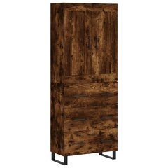 Komoda vidaXL, 69,5x34x180 cm, ruda цена и информация | Комоды | pigu.lt