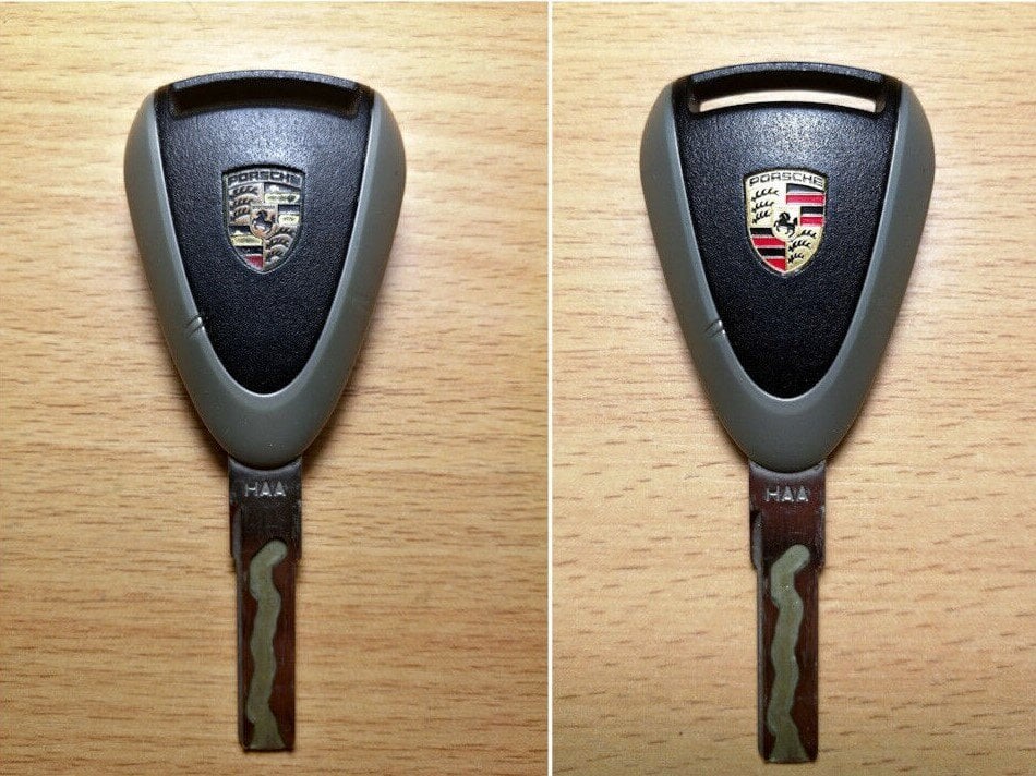 "Porsche 911 Cayenne Boxster" herbo emblema, skirta nuotolinio rakto galvutės pulteliui, originali 99663744300 kaina ir informacija | Auto reikmenys | pigu.lt