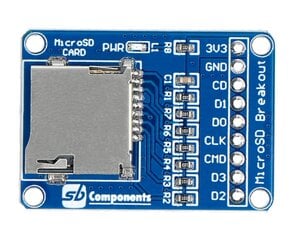 MicroSD kortelės jungtis - SB Components 22731 kaina ir informacija | Tvirtinimo detalės | pigu.lt