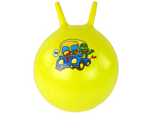 Šokinėjimo kamuolys 45 cm, geltonas kaina ir informacija | Vandens, smėlio ir paplūdimio žaislai | pigu.lt