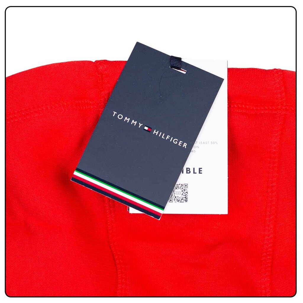 Tommy Hilfiger džemperis vyrams, raudonas цена и информация | Džemperiai vyrams | pigu.lt