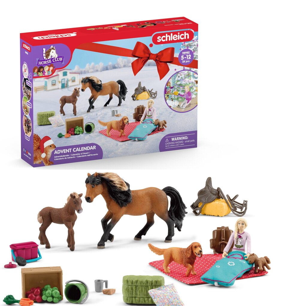 Advento kalendorius Schleich Horse Club kaina ir informacija | Žaislai mergaitėms | pigu.lt