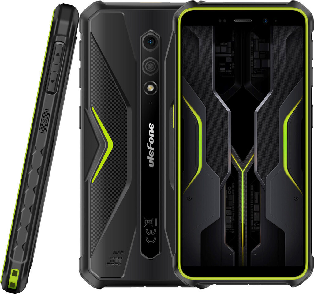 Телефон Ulefone Armor X12 Pro 4/64GB Black/Green цена | pigu.lt