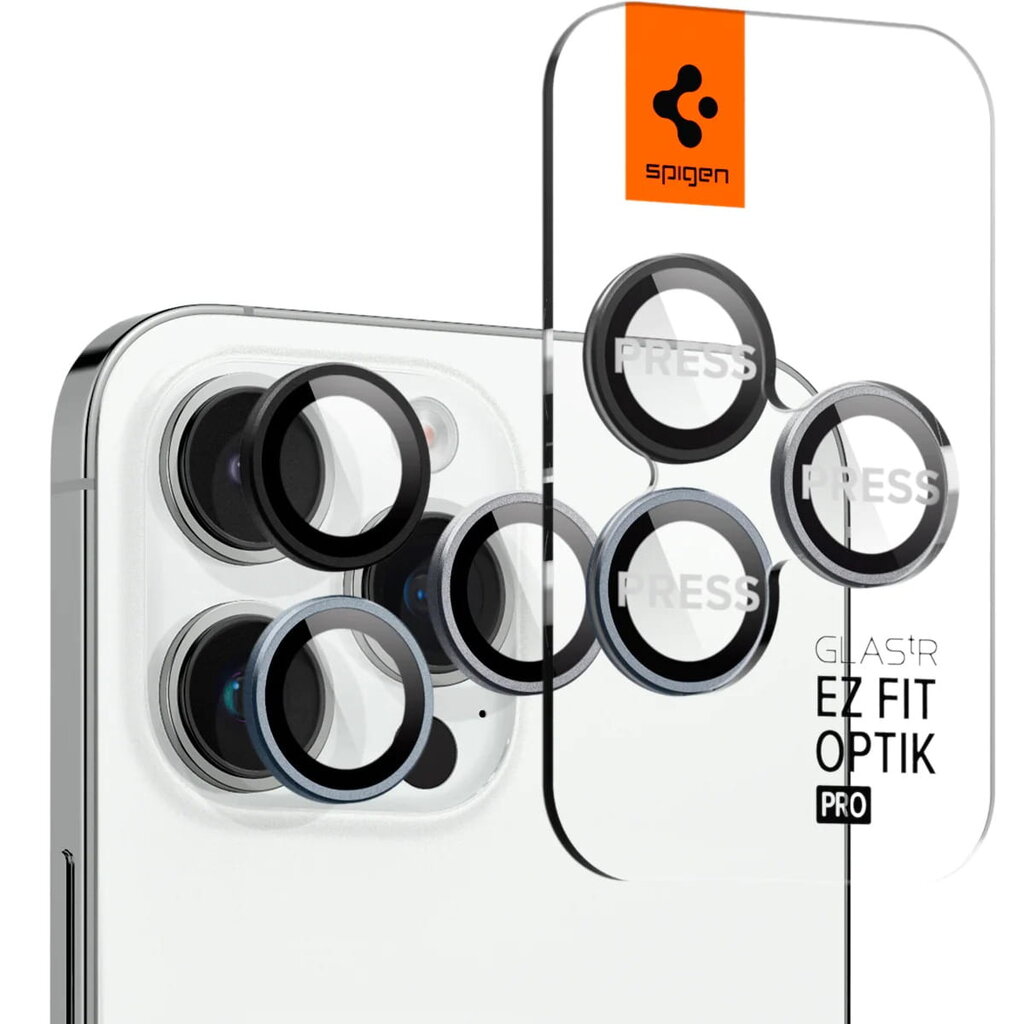 Spigen Glass EZ Fit Optik Pro kaina ir informacija | Apsauginės plėvelės telefonams | pigu.lt