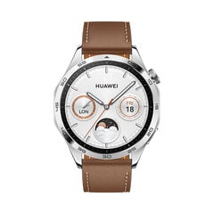 Huawei Watch GT 4 46mm Brown Leather 55020BGW kaina ir informacija | Išmanieji laikrodžiai (smartwatch) | pigu.lt