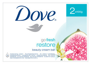 Muilas Dove Go Fresh Restore, 2x100 g цена и информация | Мыло | pigu.lt