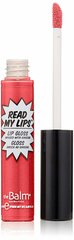 Lūpų blizgesys TheBalm Read My Lips 6.5 ml, Zaap! kaina ir informacija | Lūpų dažai, blizgiai, balzamai, vazelinai | pigu.lt