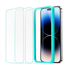 TEMPERED GLASS ESR SCREEN SHIELD IPHONE 14 PRO CLEAR цена и информация | Защитные пленки для телефонов | pigu.lt