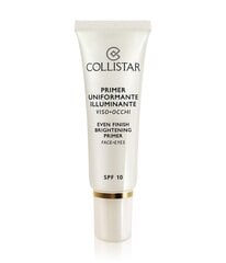 Collistar Even Finish Brightening Primer SPF10 основа для макияжа 30 мл цена и информация | Пудры, базы под макияж | pigu.lt