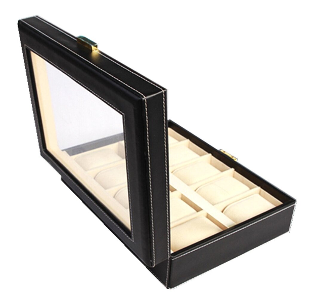 Dėžutė laikrodžiams kaina ir informacija | Kosmetinės, veidrodėliai | pigu.lt