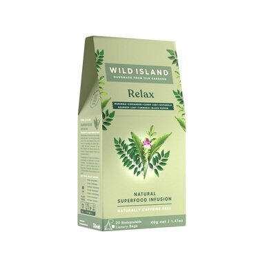 Arbata Wild Island Relax Tea, 20 vnt. цена и информация | Arbatos ir vaistažolės | pigu.lt