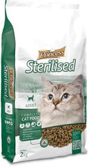 Princess Sterilised sterilizuotoms suaugusioms katėms, 2kg цена и информация | Сухой корм для кошек | pigu.lt