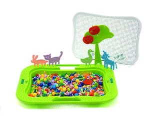 Мозайка детская Platter Pegs, 268 деталей цена и информация | Пазлы | pigu.lt