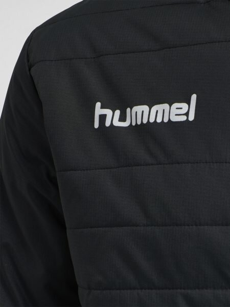 Striukė vyrams Hummel Hmlpromo Short Bench, juoda цена и информация | Vyriškos striukės | pigu.lt