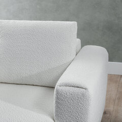 Кресло Dalia, белое цена и информация | Кресла в гостиную | pigu.lt