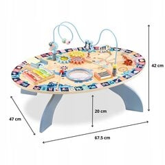 Medinis mokomasis stalas 7in1 Kruzzel цена и информация | Развивающие игрушки | pigu.lt