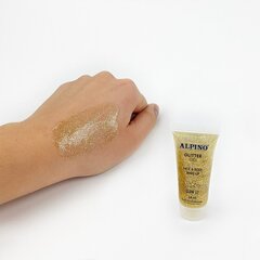 Гель для макияжа Alpino Glitter Gold детский, 14 мл цена и информация | Косметика для мам и детей | pigu.lt