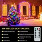 Kalėdų žibintai, 30 m 300 LED lempučių kaina ir informacija | Girliandos | pigu.lt