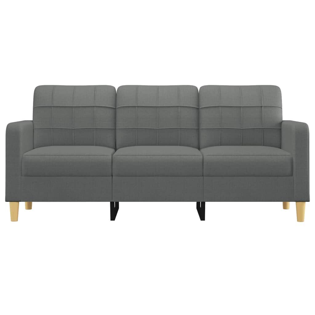 Sofa vidaXL, pilka kaina ir informacija | Sofos | pigu.lt