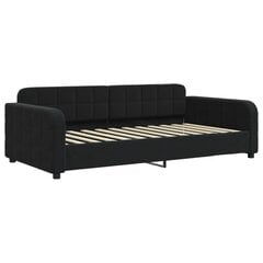 Sofa-lova vidaXL, 90x200 cm, juoda цена и информация | Кровати | pigu.lt