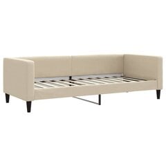 Sofa-lova vidaXL, 80x200 cm, smėlio spalvos kaina ir informacija | Lovos | pigu.lt