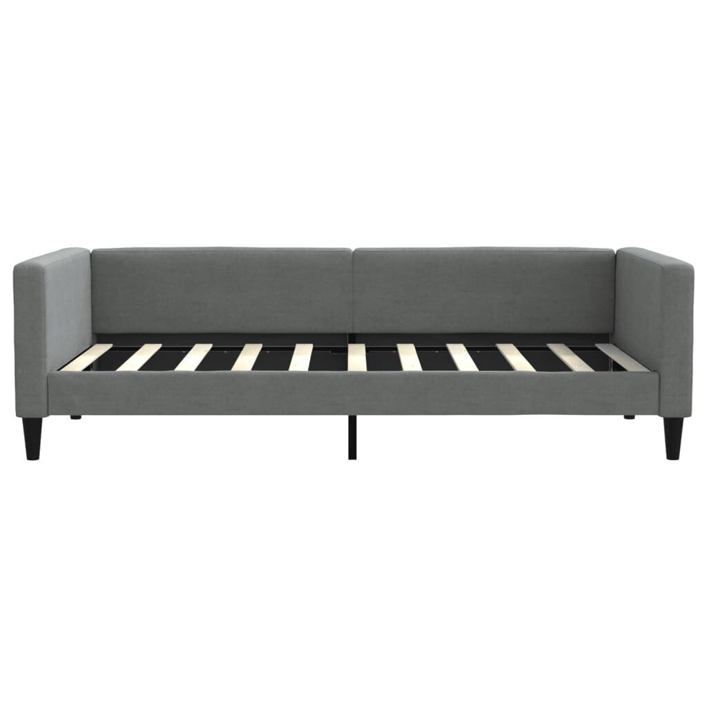 Sofa-lova vidaXL, 90x190 cm, pilka kaina ir informacija | Lovos | pigu.lt