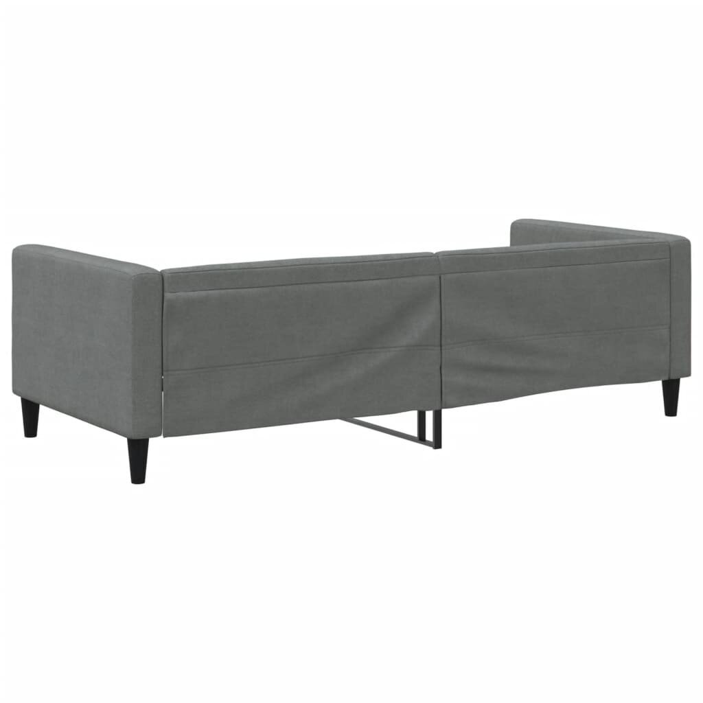 Sofa-lova vidaXL, 90x190 cm, pilka kaina ir informacija | Lovos | pigu.lt