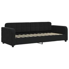 Sofa-lova vidaXL, 80x200 cm, juoda kaina ir informacija | Lovos | pigu.lt