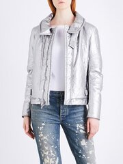 Striukė moterims Helmut Lang Astro Moto Jacket H07RW401 883389610103, sidabrinė kaina ir informacija | Striukės moterims | pigu.lt