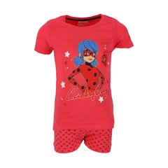 Pižama mergaitėms  Miraculous Ladybug, raudona kaina ir informacija | Pižamos, chalatai mergaitėms | pigu.lt
