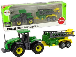 Traktorius su purkštuvu, žalias kaina ir informacija | Žaislai berniukams | pigu.lt