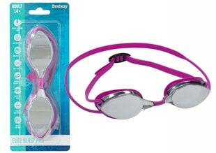 Очки для плавания Black Mirror, Bestway 21066, розовые цена и информация | Очки для плавания | pigu.lt