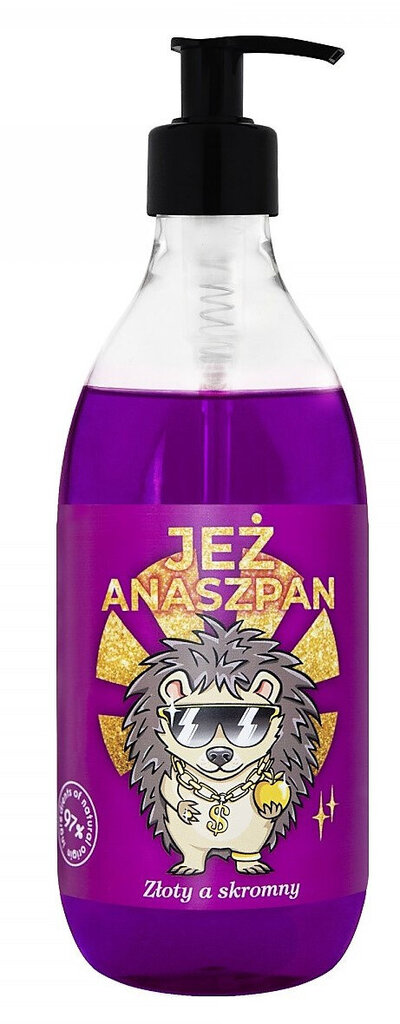 Dušo želė Laq Shots! hedgehog Anashan shower gel, 500ml kaina ir informacija | Dušo želė, aliejai | pigu.lt