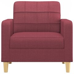 Fotelis vidaXL, raudonas kaina ir informacija | Svetainės foteliai | pigu.lt