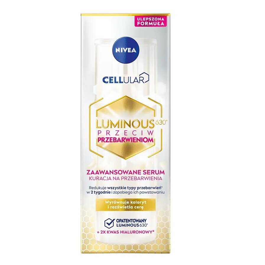 Veido serumas Nivea Seerum Cellular Luminous 630 Anti-Pigmentation, 30 ml kaina ir informacija | Veido aliejai, serumai | pigu.lt