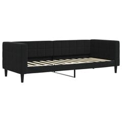 Sofa-lova vidaXL, 80x200 cm, juoda kaina ir informacija | Lovos | pigu.lt