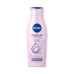 Micelinis šampūnas Nivea Micellar Purifying, 400 ml kaina ir informacija | Šampūnai | pigu.lt