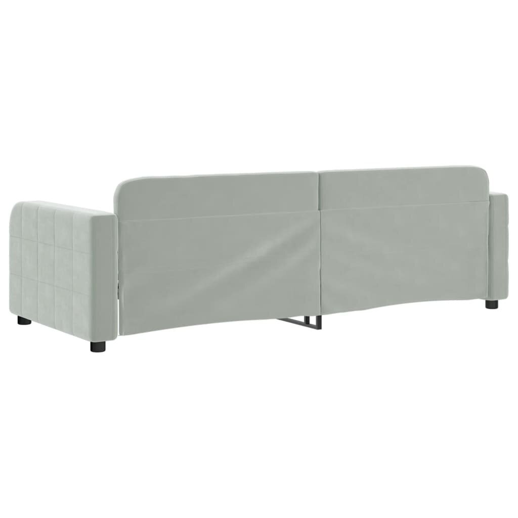 Sofa-lova vidaXL, 80x200 cm, pilka kaina ir informacija | Lovos | pigu.lt