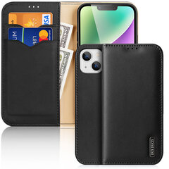 Dux Ducis Hivo RFID Blocking Wallet Case for iPhone 15 - Black цена и информация | Чехлы для телефонов | pigu.lt