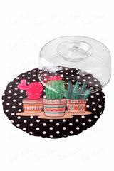 Serviravimo lėkštė su dangčiu Cactus, 31 cm kaina ir informacija | Indai, lėkštės, pietų servizai | pigu.lt