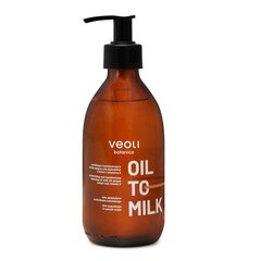 Увлажняющее и трансформирующее очищающее масло с 2% имбиря Veoli oil to milk, 290мл цена и информация | Кремы, лосьоны для тела | pigu.lt