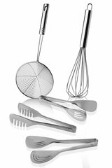 Hermia virtuvės įrakių komplektas, 5 dalių kaina ir informacija | Virtuvės įrankiai | pigu.lt