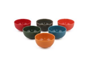 Keramika dubenėlių rinkinys, 6 vnt kaina ir informacija | Indai, lėkštės, pietų servizai | pigu.lt