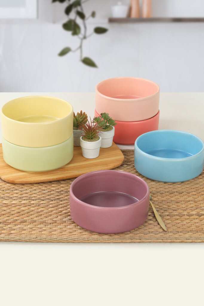 Keramika dubenėlių rinkinys, 6 vnt цена и информация | Indai, lėkštės, pietų servizai | pigu.lt