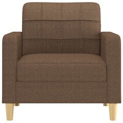 Кресло vidaXL, коричневое цена и информация | Кресла в гостиную | pigu.lt