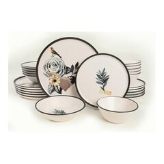 Keramika indų rinkinys, 24 dalių kaina ir informacija | Indai, lėkštės, pietų servizai | pigu.lt