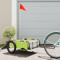 Krovininė dviračio priekaba, žalia цена и информация | Прицепы для велосипеда | pigu.lt